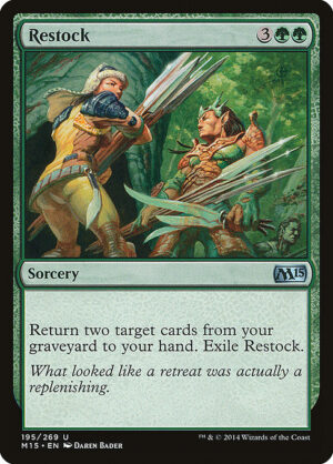 Restock<br /><span class="collector-number">Collector No. 195</span>
