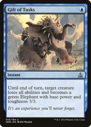 Gift of Tusks - Foil<br /><span class="collector-number">Collector No. 55</span>