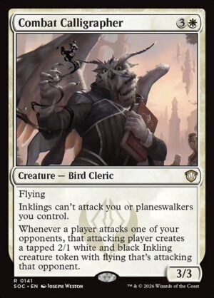 Combat Calligrapher<br /><span class="collector-number">Collector No. 141</span>