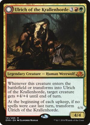 Ulrich of the Krallenhorde // Ulrich, Uncontested Alpha<br /><span class="collector-number">Collector No. 191</span>