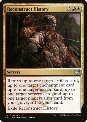 Reconstruct History - Foil<br /><span class="collector-number">Collector No. 222</span>