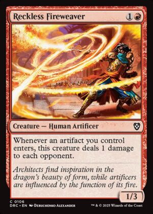 Reckless Fireweaver<br /><span class="collector-number">Collector No. 106</span>