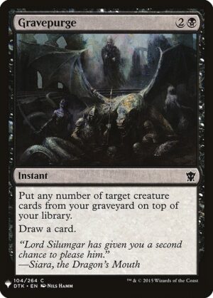 Gravepurge<br /><span class="collector-number">Collector No. DTK-104</span>