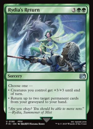 Rydia's Return<br /><span class="collector-number">Collector No. 198</span>