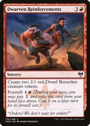 Dwarven Reinforcements<br /><span class="collector-number">Collector No. 134</span>