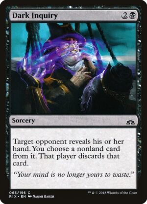 Dark Inquiry<br /><span class="collector-number">Collector No. 65</span>