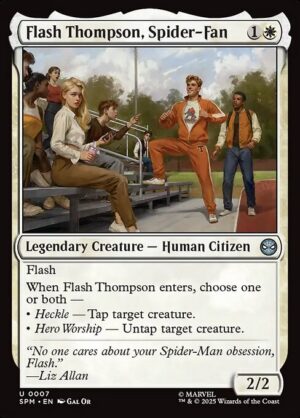 Flash Thompson, Spider-Fan<br /><span class="collector-number">Collector No. 7</span>