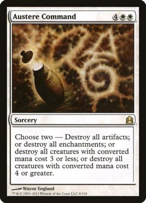Austere Command<br /><span class="collector-number">Collector No. 8</span>