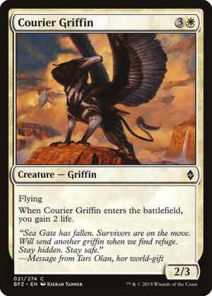 Courier Griffin - Foil<br /><span class="collector-number">Collector No. 21</span>