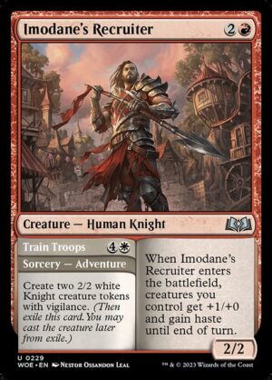 Imodane's Recruiter // Train Troops<br /><span class="collector-number">Collector No. 229</span>