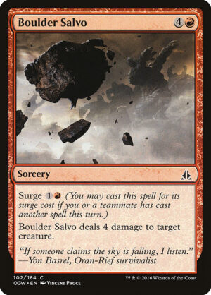 Boulder Salvo<br /><span class="collector-number">Collector No. 102</span>