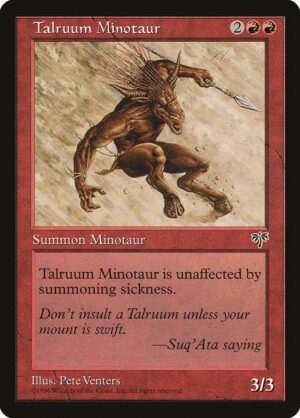 Talruum Minotaur<br /><span class="collector-number">Collector No. 196</span>