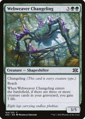 Webweaver Changeling<br /><span class="collector-number">Collector No. 164</span>