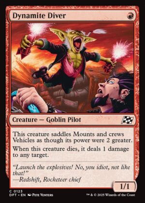 Dynamite Diver<br /><span class="collector-number">Collector No. 123</span>
