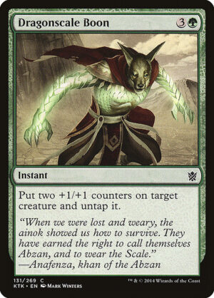 Dragonscale Boon<br /><span class="collector-number">Collector No. 131</span>