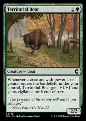 Territorial Boar<br /><span class="collector-number">Collector No. 175</span>