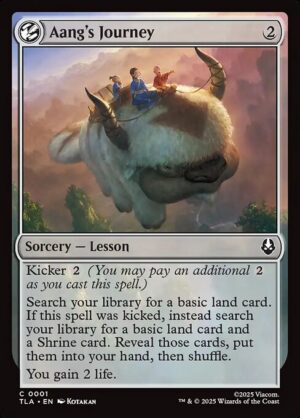 Aang's Journey<br /><span class="collector-number">Collector No. 1</span>