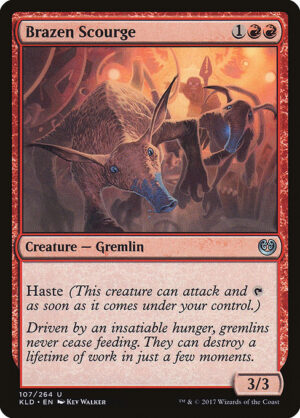 Brazen Scourge<br /><span class="collector-number">Collector No. 107†</span>
