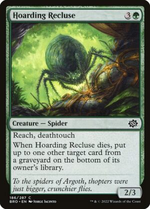 Hoarding Recluse<br /><span class="collector-number">Collector No. 186</span>