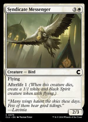 Syndicate Messenger<br /><span class="collector-number">Collector No. 75</span>