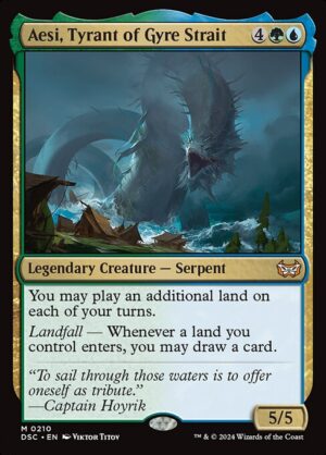 Aesi, Tyrant of Gyre Strait<br /><span class="collector-number">Collector No. 210</span>