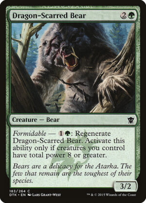 Dragon-Scarred Bear<br /><span class="collector-number">Collector No. 183</span>