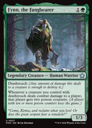 Fynn, the Fangbearer<br /><span class="collector-number">Collector No. 637</span>