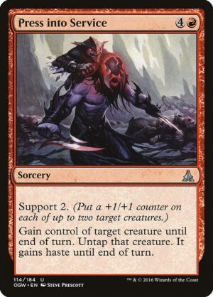 Press into Service - Foil<br /><span class="collector-number">Collector No. 114</span>