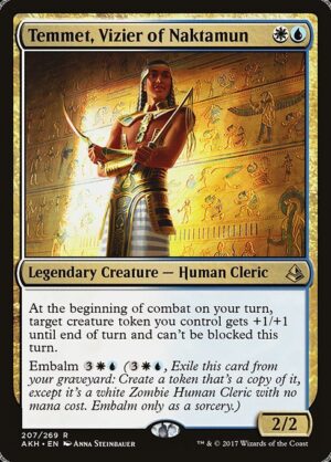 Temmet, Vizier of Naktamun<br /><span class="collector-number">Collector No. 207</span>