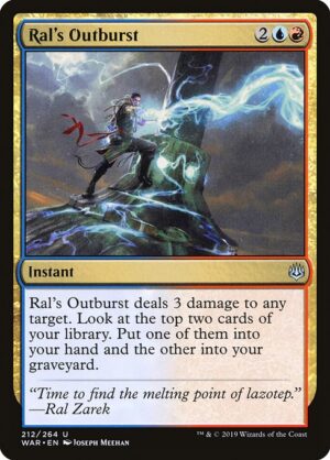 Ral's Outburst<br /><span class="collector-number">Collector No. 212</span>