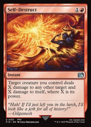 Self-Destruct<br /><span class="collector-number">Collector No. 157</span>