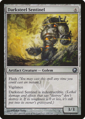 Darksteel Sentinel<br /><span class="collector-number">Collector No. 152</span>