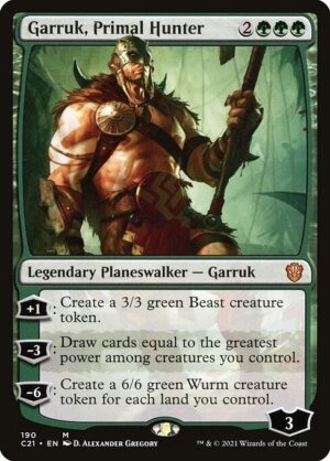 Garruk, Primal Hunter<br /><span class="collector-number">Collector No. 190</span>