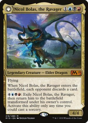 Nicol Bolas, the Ravager // Nicol Bolas, the Arisen<br /><span class="collector-number">Collector No. 218</span>
