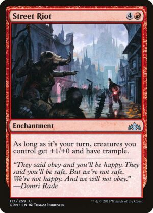 Street Riot<br /><span class="collector-number">Collector No. 117</span>