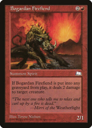 Bogardan Firefiend<br /><span class="collector-number">Collector No. 91</span>