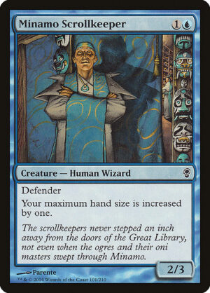 Minamo Scrollkeeper<br /><span class="collector-number">Collector No. 101</span>