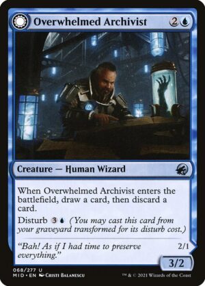 Overwhelmed Archivist // Archive Haunt<br /><span class="collector-number">Collector No. 68</span>