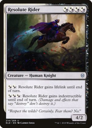 Resolute Rider<br /><span class="collector-number">Collector No. 214</span>