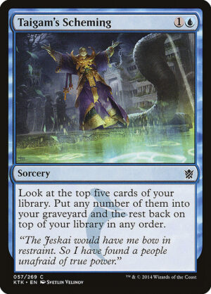 Taigam's Scheming<br /><span class="collector-number">Collector No. 57</span>