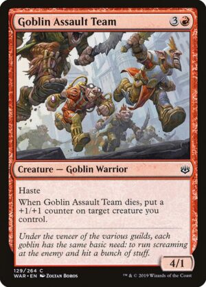 Goblin Assault Team<br /><span class="collector-number">Collector No. 129</span>