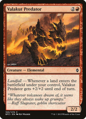 Valakut Predator<br /><span class="collector-number">Collector No. 160</span>