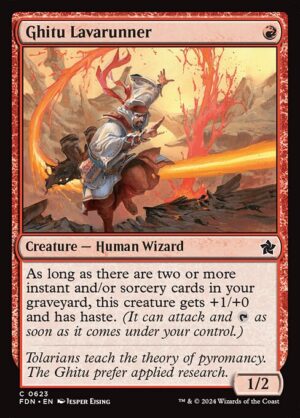 Ghitu Lavarunner<br /><span class="collector-number">Collector No. 623</span>
