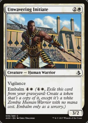 Unwavering Initiate<br /><span class="collector-number">Collector No. 36</span>