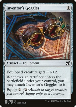 Inventor's Goggles<br /><span class="collector-number">Collector No. 55</span>