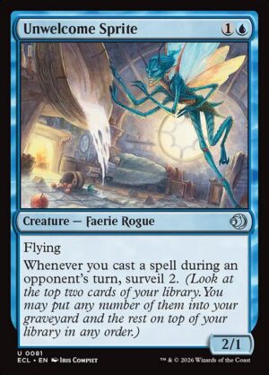 Unwelcome Sprite - Foil<br /><span class="collector-number">Collector No. 81</span>