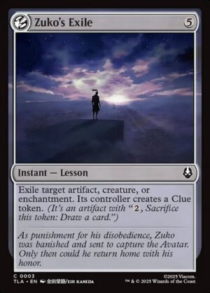 Zuko's Exile<br /><span class="collector-number">Collector No. 3</span>