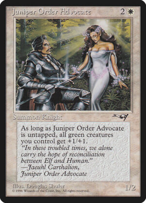 Juniper Order Advocate<br /><span class="collector-number">Collector No. 6</span>