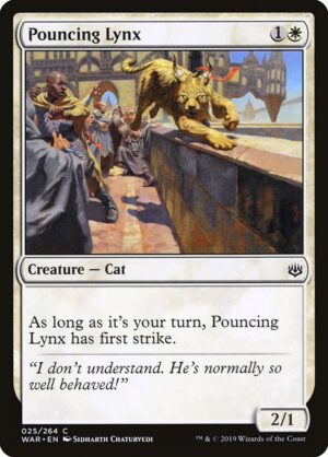 Pouncing Lynx<br /><span class="collector-number">Collector No. 25</span>