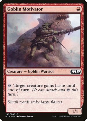 Goblin Motivator<br /><span class="collector-number">Collector No. 143</span>